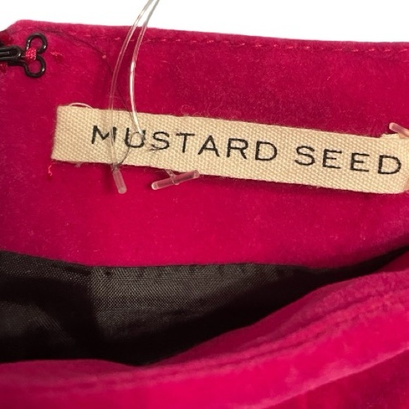 Mustard Seed Fuchsia Pencil Skirt with Zipper Accents - Picture 7 of 10